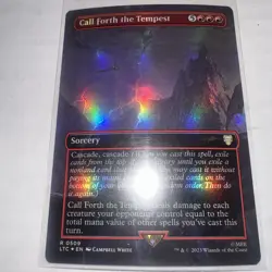 Call Forth the Tempest (Borderless) (Surge Foil) Commander: The Lord of the... - Image 1