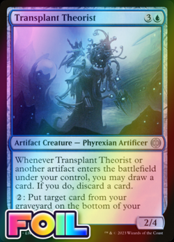 x1 Transplant Theorist ONE MTG 73/271 FOIL UNCOMMON M/NM 1x - Image 1