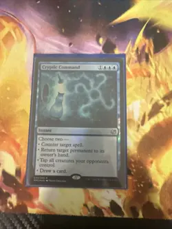 1x Cryptic Command - Foil Light Play MTG Magic - MM2 - Image 1