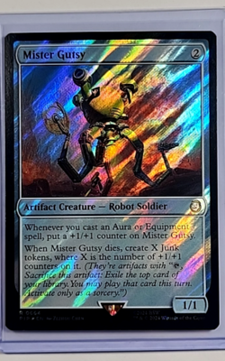 2024 MTG Magic The Gathering PIP Fallout Surge Foil #664 Mister Gutsy - Image 1