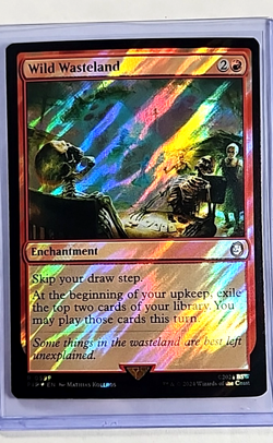2024 MTG Magic The Gathering PIP Fallout Surge Foil #599 Wild Wasteland - Image 1
