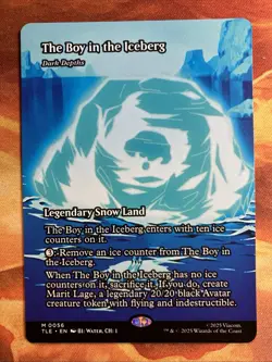 MTG Borderless The Boy in the Iceberg - Dark Depths Avatar: The Last Airbender!! - Image 1