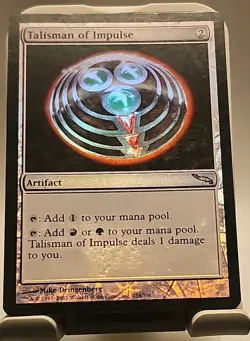 Mtg 🔥🔥 FOIL 🔥🔥 Talisman of Impulse Mirrodin MT/NM Magic The Gathering - Image 2
