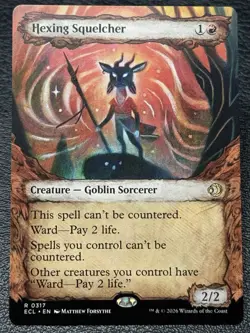 Hexing Squelcher 0317 - Showcase Rare - Magic the Gathering: Lorwyn Eclipsed NM - Image 1