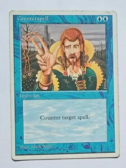 Magic MTG - Counterspell - 4th Fourth Edition - HP - Image 1