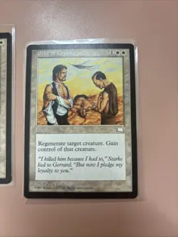 1x Debt of Loyalty NM Weatherlight MTG (Reserved List) - Image 1