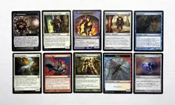 156 MTG MAGIC THE GATHERING 10 CARD MIXED LOT UNCOMMON SILVER ARTIFACT SORCER ♨ - Image 1