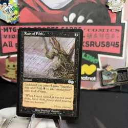 Magic The Gathering Rain of Filth 151/350 (Urza's Saga) LP MTG UNCOMMON VINTAGE - Image 2