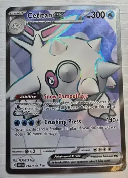 Mamoswine ex 174/159 Ultra Rare Journey Together Pokemon TCG Mint NM - Image 2