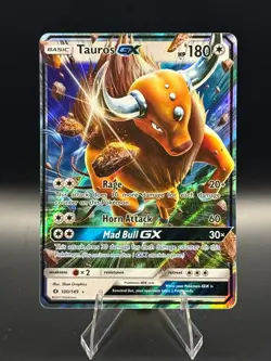 Tauros-GX - 100/149 Ultra Rare Sun & Moon Base Set NM Pokemon TCG - Image 1