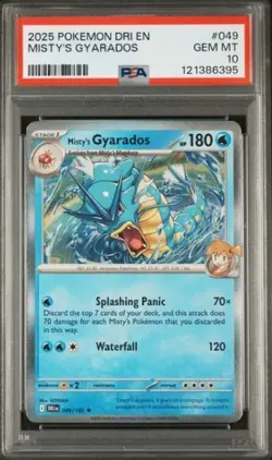 PSA 10 Misty's Gyarados Prerelease Destined Rivals 2025 Pokemon #049 - Image 1