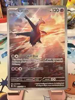 Pokemon Surging Sparks Latios 203/191 Illustration Rare NM English - Image 1