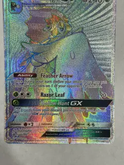 Pokemon TCG Decidueye GX 2017 Sun&Moon Guardians Rising 146/145 Holo Secret Rare - Image 4