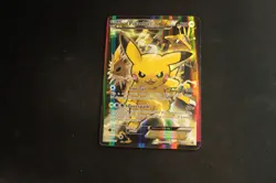 2016 POKEMON XY BLACK STAR PROMO RED & BLUE #XY124 PIKACHU EX FULL ART HP - Image 4