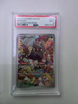 Pokemon TCG Morpeko 206/182 Holo Illustration Rare Full Art PSA 9 - Image 1