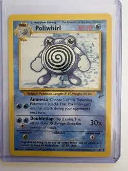 Poliwhirl & Poliwag & Poliwrath Pokemon Vintage Lot (6) Base Set 2 Neo Discovery - Image 4