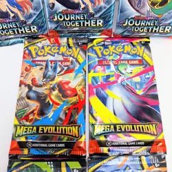 Pokemon TCG 7 Booster Packs Phantasmal Flames Mega Evolution Journey Together - Image 3
