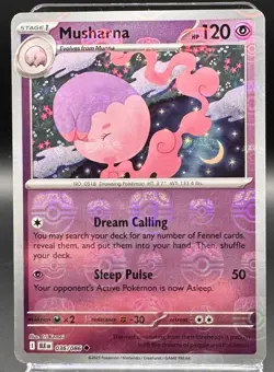 Musharna 036/086 Master Ball Black Bolt Pokemon TCG NM - Image 1