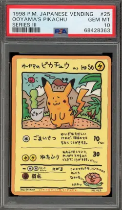 Pokemon Ooyama's Pikachu Vending Series 3 Japanese #025 PSA 10 Gem Mint - Image 1