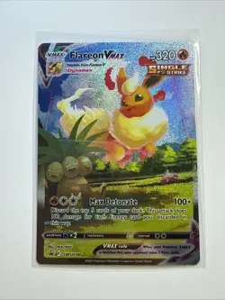 2021 Flareon VMAX SWSH180 Pokemon Promo Full Alt Art Holo Rare NM English - Image 1
