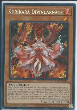 Yugioh! LP Kurikara Divincarnate - BLTR-EN079 - Secret Rare - 1st Edition Lightl - Image 1