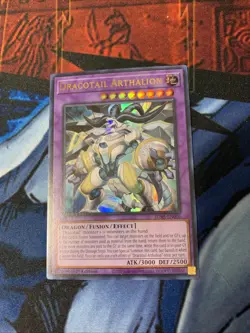 Yugioh! Dracotail Arthalion - JUSH-EN006 Ultra Rare 1st Edition NM - Image 2