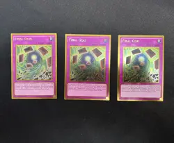 Yu-Gi-Oh! Final Geas MVP1-ENG29 1st Edition Gold Rare Near Mint/Mint x3 PLAYSET! - Image 1