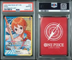 Nami Leader Alt Art PSA 10 - One Piece OP11-041 A Fist of Divine Speed English - Image 3