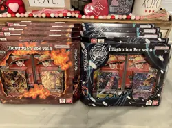 One Piece Illustration Box Vol 5 And 6 Bundle 10 Boxes Total 5 Of Each In Hand - Image 1