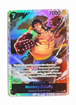 Monkey D Luffy ~ One Piece Kingdoms of Intrigue ~ Foil OP04-090 - Image 1