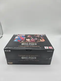 One Piece TCG OP-09 Emperors in the New World Booster Box PLASTIC IMPERFECTION - Image 2