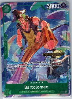 Bartolomeo (CS 2023 Event Pack) P-029 English - One Piece Card - NM - Image 1