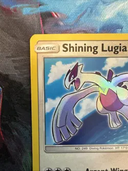 Pokemon TCG Shining Lugia Card Sun & Moon SM82 Black Star Promo - MINT CONDITION - Image 3