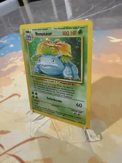 Venusaur 15/102 Holo Rare Base Set Unlimited - VINTAGE WOTC TCG Pokemon Card - Image 2