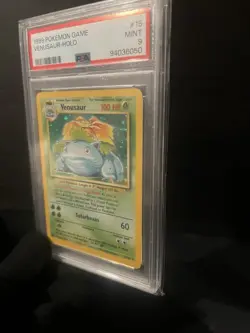 PSA 9 Mint Venusaur 15/102 Base Set 1999 WOTC Holo Rare Pokemon Card - Image 4