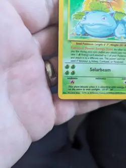Venusaur 15/102 Pokemon Card TCG Base Set Unlimited Holo Rare - Image 4