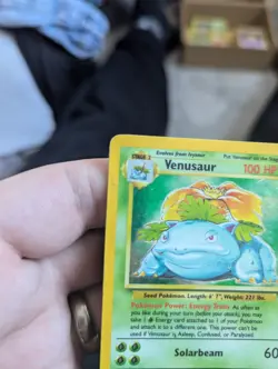Venusaur 15/102 Pokemon Card TCG Base Set Unlimited Holo Rare - Image 5
