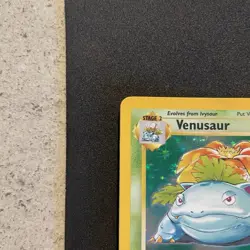 Venusaur 15/102 Pokemon Card TCG Base Set Unlimited Holo Rare HP - Image 3