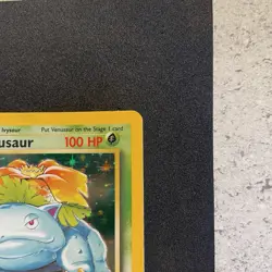 Venusaur 15/102 Pokemon Card TCG Base Set Unlimited Holo Rare HP - Image 4
