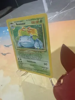 Venusaur 15/102 Holo Rare Base Set Unlimited - VINTAGE WOTC TCG Pokemon Card - Image 2