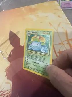 Venusaur 15/102 Holo Rare Base Set Unlimited - VINTAGE WOTC TCG Pokemon Card - Image 4