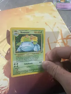 Venusaur 15/102 Holo Rare Base Set Unlimited - VINTAGE WOTC TCG Pokemon Card - Image 5