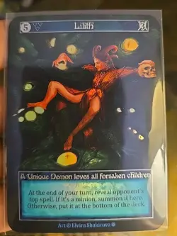 NM LILITH Unique FOIL from the Gothic set In Sorcery: Contested Realm. - Image 1