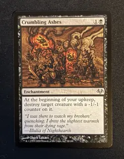 Crumbling Ashes MTG Eventide NM Magic The Gathering - Image 1