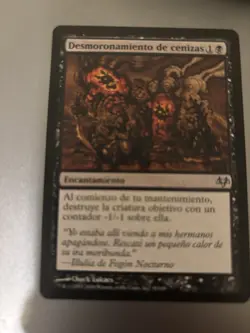 Crumbling Ashes Eventide Regular *Spanish* NM MTG - Image 1