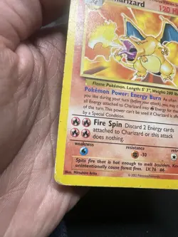 Pokemon TCG: Charizard #3/110 Legendary Collection Non-Holo Damaged - Image 4