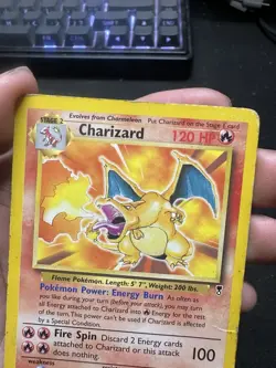 Pokemon TCG: Charizard #3/110 Legendary Collection Non-Holo Damaged - Image 5