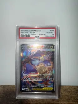 Pokemon TCG Mega Latias EX Sir 181/132 Mega Evolution Psa 10 - Image 1
