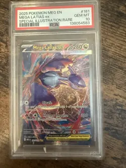 Pokemon TCG Mega Latias EX Sir 181/132 Mega Evolution Psa 10 - Image 3
