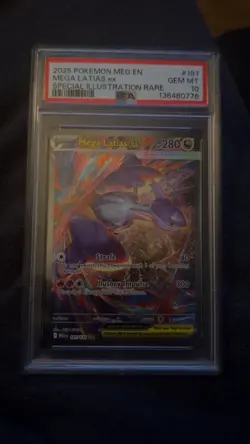 Pokemon TCG Mega Latias EX Sir 181/132 Mega Evolution PSA 10 - Image 2